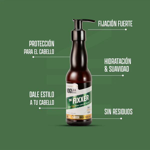 FIJADOR EN GEL PARA CABELLO 180 ML